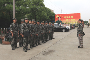 上通公司参加上海军地联合组织的 预备役师成建制快速动员演练