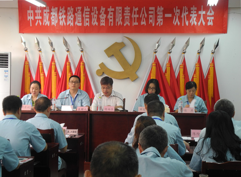 成通公司第一次党代会胜利召开