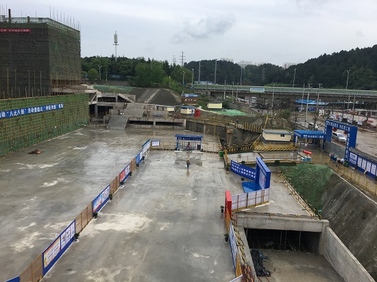 贵阳社保中心项目“零扬尘”获市级媒体点赞