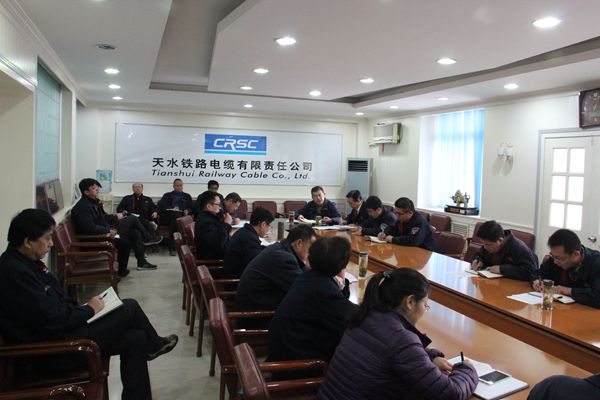 天缆公司党委召开中心组扩大会议传达学习贯彻党的十九大精神