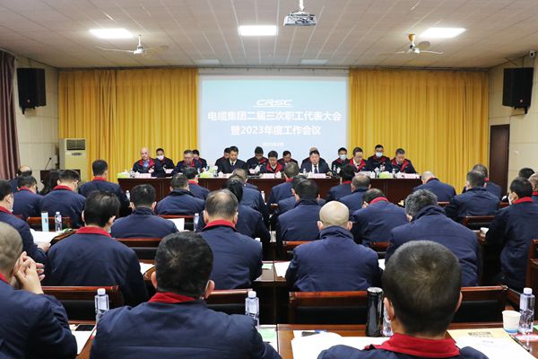 电缆集团召开二届三次职代会暨2023年度工作会议 