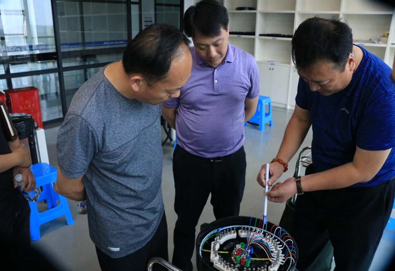 金台铁路物资配送中心再度迎来观摩