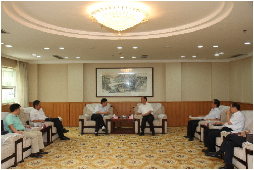 我公司领导拜会达州市委书记焦伟侠