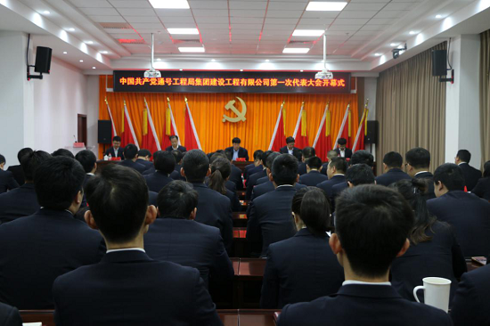 建设公司第一次党员代表大会胜利召开