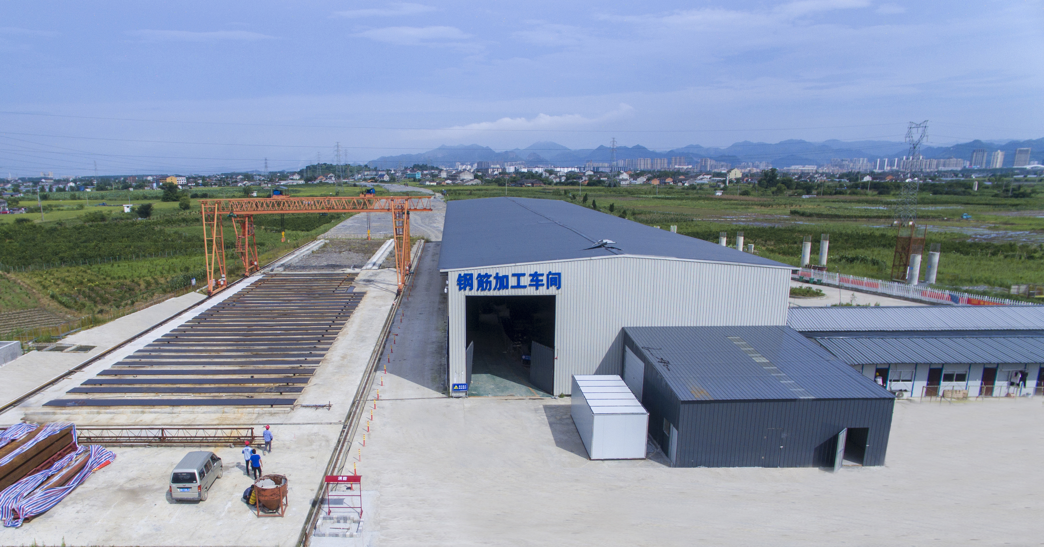 104国道苍南段改建工程施工第1标段项目-钢筋加工厂、预制梁场
