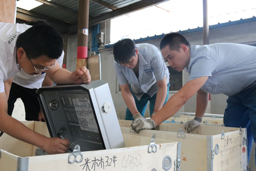 津信公司拉林铁路项目产品顺利通过厂验